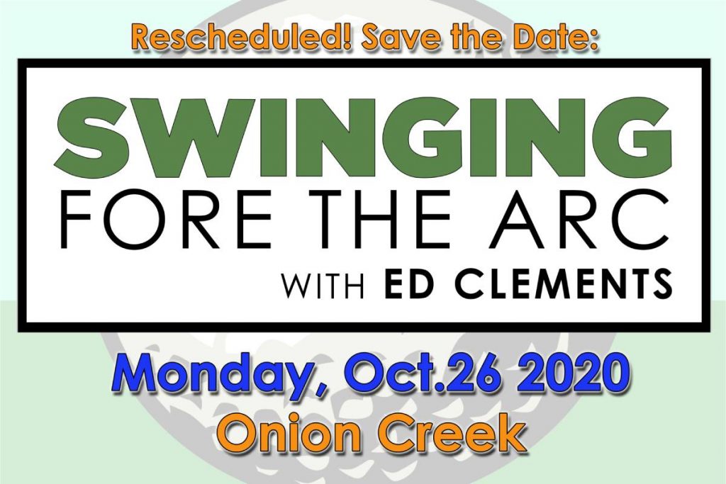 Click here to register for Swinging for The Arc with Ed Clements