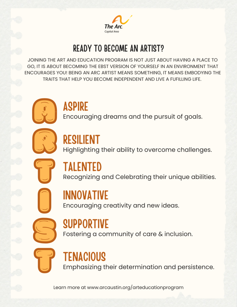 Art & Education Application Process - The Arc of the Capital Area